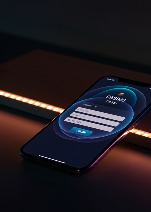 Modulo di login di Vegasino Casino, con campi per email, password e pulsante 'Accedi', per un accesso rapido e sicuro.